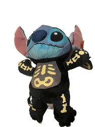  Disney Stitch Halloween Skeleton Costume 12” Plush