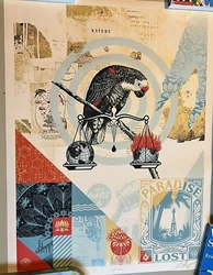 Shepard Fairey/Obey Giant - Paradise Lost - Print Poster Signed & Numbered /575.