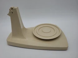 Vintage Original Sunbeam Mixmaster Model MSP-1 Stand Mixer Turntable & Base  Color is beige  This is for the base and...