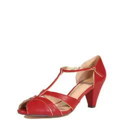In answer to every extended hand, of course youll tap the PENELOPE peep toe heels to the dance floor! Adjustable buckle...