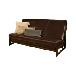 Give your futon new life with this beautiful full-size futon slip cover. Upholstery Color : Oregon Trail Java. Durable...