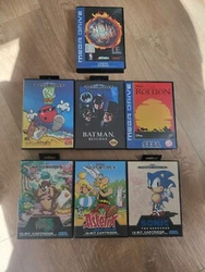 Lot de jeux Sega Megadrive Nba Jam TE,Cool spot,Batman Returns,Le roi lion,Taz Mania,Asterix,Sonic