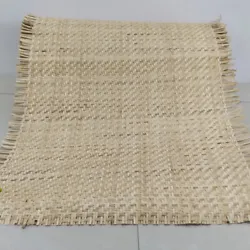 Artificial Rattan Cane Plastic Webbing Sheet Material Weave Repair Patch Crafts. Rhombus Natural Rattan Weaving...