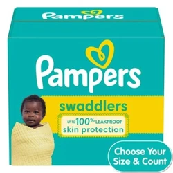 New & improved! A diaper that doesnt leave skin wet. Thats why new and improved Pampers Swaddlers absorb wetness better...