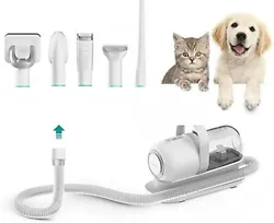 Neabot P1 Pro - Pet Grooming Kit & Vacuum Suction 99% Pet Hair, Professional Grooming Clippers with 5 Proven Grooming...