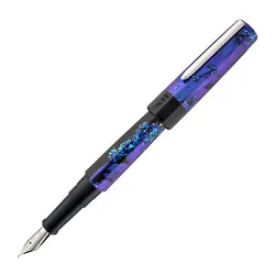 Benu Euphoria Fountain Pen in French Poetry Specifications. Nib: Stainless steel #6 Size Schmidt nib. Body Material:...
