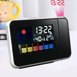 Alarm and snooze. Alarm Alarm and snooze function. Desktop Color Screen Calendar Temperature Humidity Digital Display...