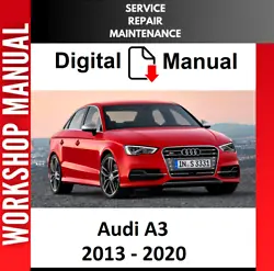 Models Covered: Audi A3. This Manual Includes - Automatic Transmission. - Fuel And Emissions.