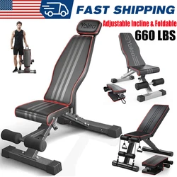 So this adjustable weight bench is also the incline,decline or flat bench. 【SAVE 90% SPACE】 foldable bench, easy to...