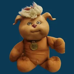 Vintage 1983 Cabbage Patch Kids Koosa Brown Cat Plush Coleco.  Pre-owned vintage, has scuff marks and DOES NOT have...