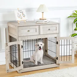 TypePet Crate. Nominal Crate Size (Length)39.4 in. ModelDog Crate Furniture. Our professional qualified staff will...