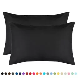 PRODUCT FUNCTION: These simple and ultra soft pillow cases can cover and protect the pillows from being dirty and also...