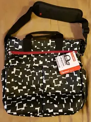 SKIP HOP DIAPER BAG, TOTE, BLACK & WHITE CUBE PATTERNED.   Look chic with this beautiful, stylish diaper tote. The...