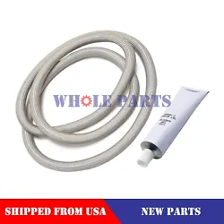 New W10906683 Dryer Door Seal for Whirlpool. The High Temperature Adhesive is included. We will always work with you to...