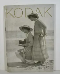 Kodak and Kodak Supplies. Published by Eastman Kodak, 1916. Softcover catalog with stapled spine. 7 3/4