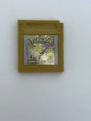 Pokemon Gold Version (Game Boy Color, 2000). Jeu Pokémon pour GameboyNintendo Game Boy Gold version Très bon état