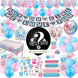 The fun doesnt stop after the party, as the Gender Reveal photo studio kit can be used as a souvenir. Our complete...
