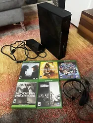 Microsoft Xbox One 500GB Console + Extras and Games - Black. Model 1540Includes wired headsetOriginal Rainbow 6 Siege...