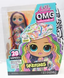 LOL Surprise OMG Sketches Fashion Doll with 20 Surprises 