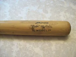 Bake Mcbride Signature Wooden Baseball Bat Size 31. A Great Collectible. THIS IS A GREAT COLLECTIBL IN GREAT CONDITION.