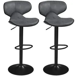 360° Swivel: With the 360° rotatable seat of our bar stool combined with a super solid base, you are free to turn...