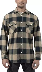 Extra Heavyweight Brawny Buffalo Plaid Flannel Long Sleeve Shirt. Extra Heavy Weight Button Front Flannel Shirt With...