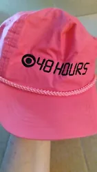 Womens Ballcap Vintage Pink 48 Hours. [TS5] Older pink hat/cap , 48 hours , adjustable,  your getting exactly what is...