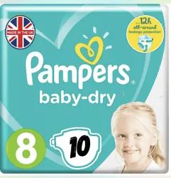 We will try our best to include different prints as pictured. 10x Pampers Baby Dry Size 8 - All New Size! Pampers...