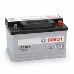 Batterie Bosch S3007 70Ah 640A BOSCH. Si vous avez le choix entre plusieurs modèles, choisissez celui dont la longueur...
