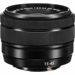 FUJIFILM XC 15-45mm f/3.5-5.6 OIS PZ Lens. Sporting a sleek profile and a versatile focal length range, the XC 15-45mm...