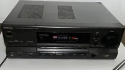 Technics SA-G76 BLACK AV Control Stereo Receiver Amplifier Tested WORKING. PLEASE SEE PHOTOS FOR CONDITION BEFORE...