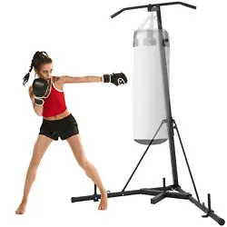This heavy-speed bag stand can improve your endurance, strength, agility, speed, hand-eye coordination, and much more....