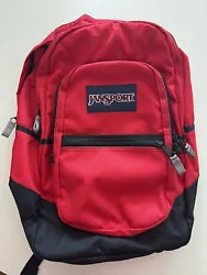 NEW RED JANSPORT BIG STUDENT 17 1/2” RED BACKPACK W/PADDED STRAPS.