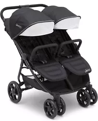 Storage bin provides plenty of room for toys, snacks, etc. Double stroller features 1680D fabric that is durable and...