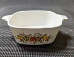 Vintage Corning Ware Spice of Life P-43-B Casserole 2 3/4 Cup Dish Only NO LID.
