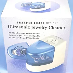 New, Unopened. •Nonabrasive Ultrasonic Power. •Includes A Convienient Tray For Cleaning Watchbands And Small Pieces...