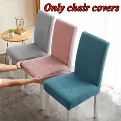 The one-piece elastic chair cover,elastic fabric design,is more widely used,and can be used in general dining...
