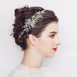 Gold color. SIZE: floral headband is 8.5