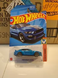 2022 Hot Wheels Blue Ford Shelby GT350R, 249/250 | Muscle Mania 9/10.