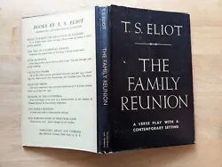 THE FAMILY REUNION by T. S. Eliot. 1st Edition - 1939.