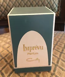 flacon de parfum « IMPRÉVU » dans sa boîte, de chez COTYFlacon plein d’ « IMPRÉVU » de chez COTY, dans sa...
