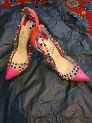 NEW Christian Louboutin spiked pumps. Size EU 39.  No box, no dust bag  Shipped with USPS Priority Mail.