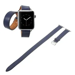 Bracelet de montre de style classique pour Apple Watch 38mm. Boucle en acier inoxydable 316L, robuste et durable....