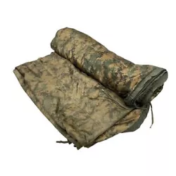 This particular military poncho liner is available in the USMC MARPAT camo pattern on one side and coyote brown on the...