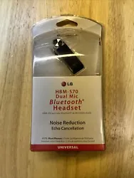 lg HBM-570 dual mic bluetooth headset.