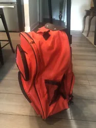 rolling backpack luggage.