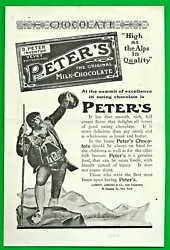 Original paper ad from magazine of 1906. Very good condition.