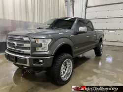 2015 Ford F-150 Platinum|56,628 Miles|runs And Lot Drives|right Side Damage | Driver & Passenger Airbag Intact|curtains...