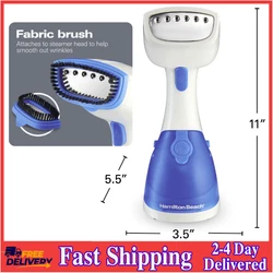 Fast heat up, a detachable fabric brush and pivoting cord speed up and simplify the steaming process. 15 Minutes of...