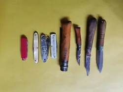 8 petit couteau de poche ancien 